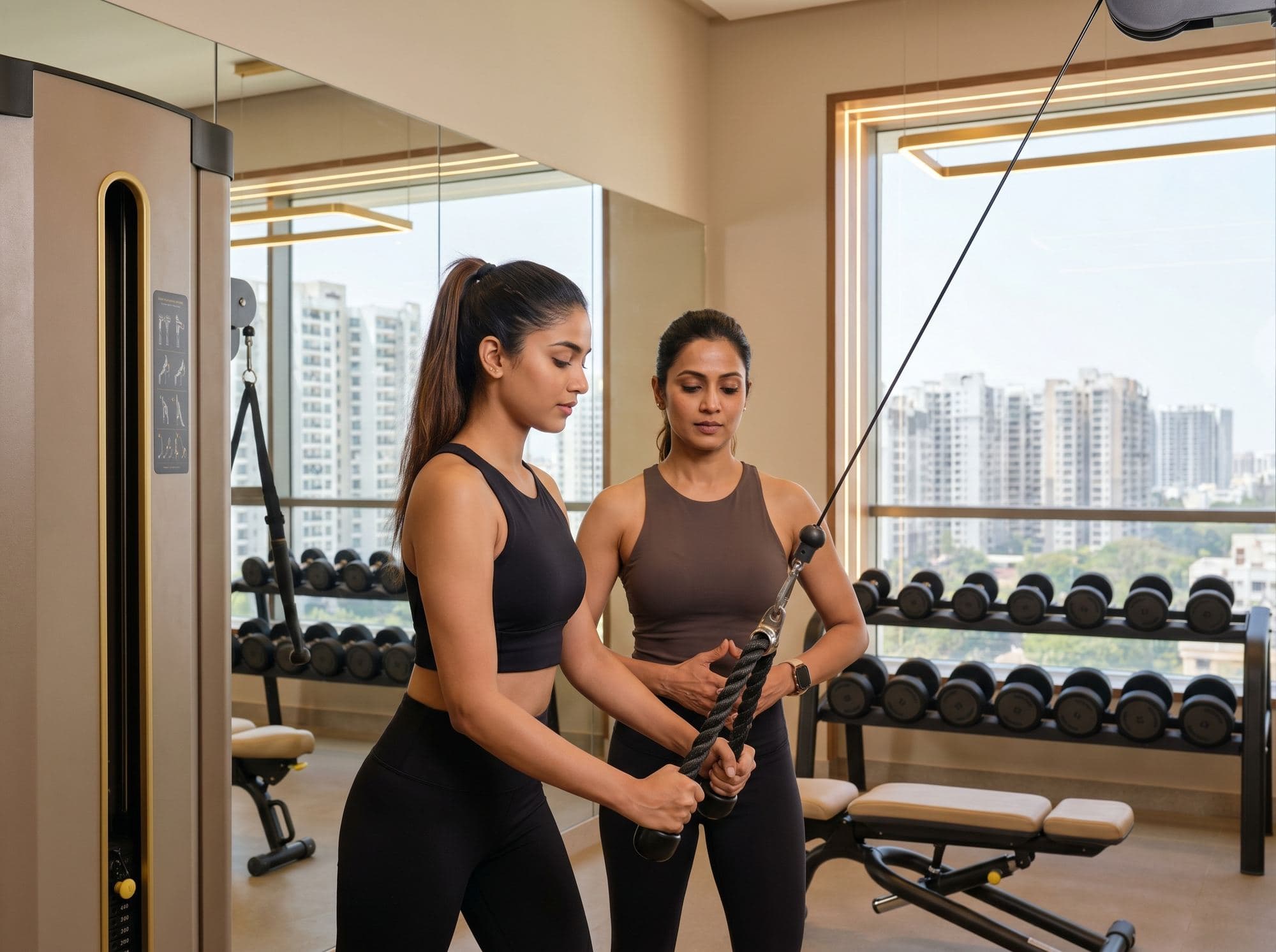 Personal trainer at Kasavanahalli apartment clubhouse gym