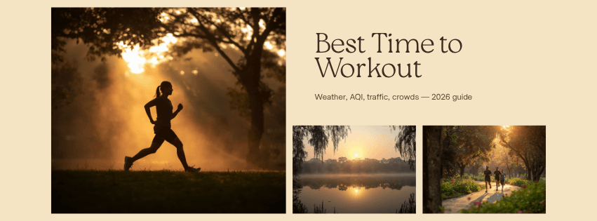 Best Time to Workout in Bangalore (Weather, AQI, Traffic, Crowds - 2026 Guide)