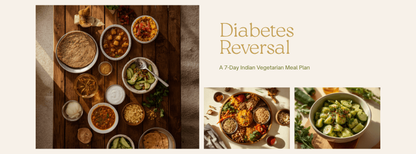Diabetes Reversal Diet: 7-Day Indian Vegetarian Meal Plan (ICMR-Aligned)