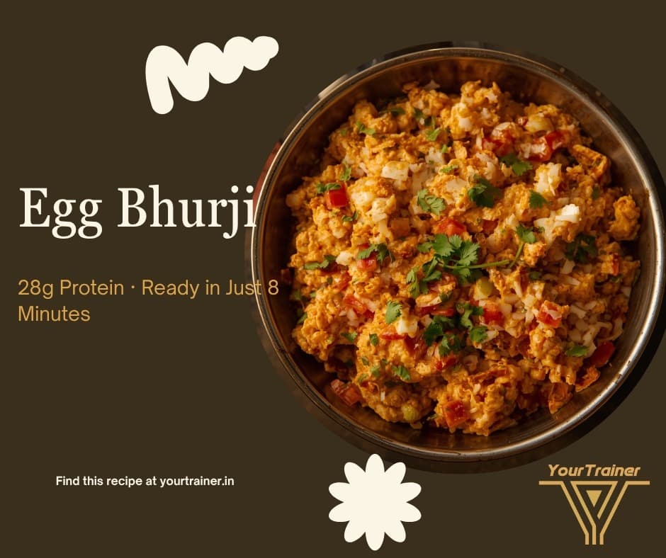 Egg Bhurji (Anda Bhurji) Recipe: 28g Protein Indian Breakfast (8 Minutes)