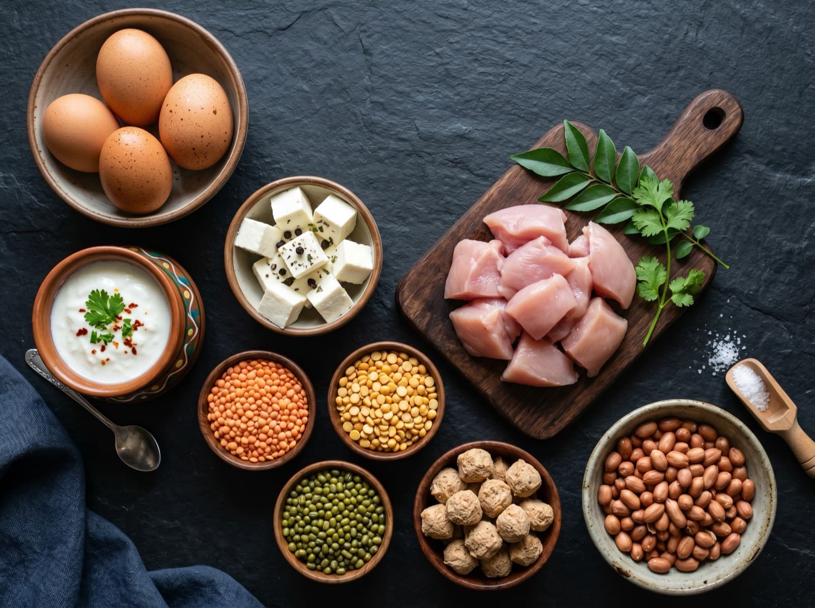 Indian Protein Sources Ranked (Veg + Non-Veg): Grams & Cost