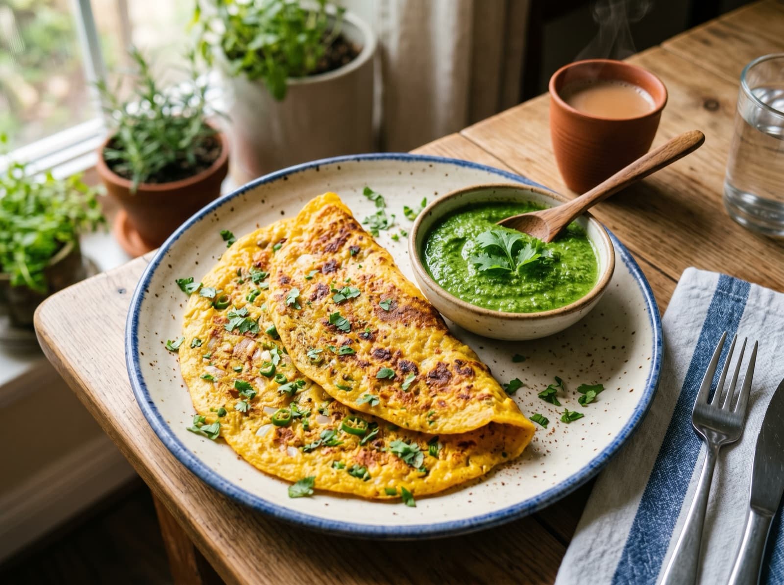 Moong Dal Chilla: 20g-Protein Breakfast in 15 Minutes