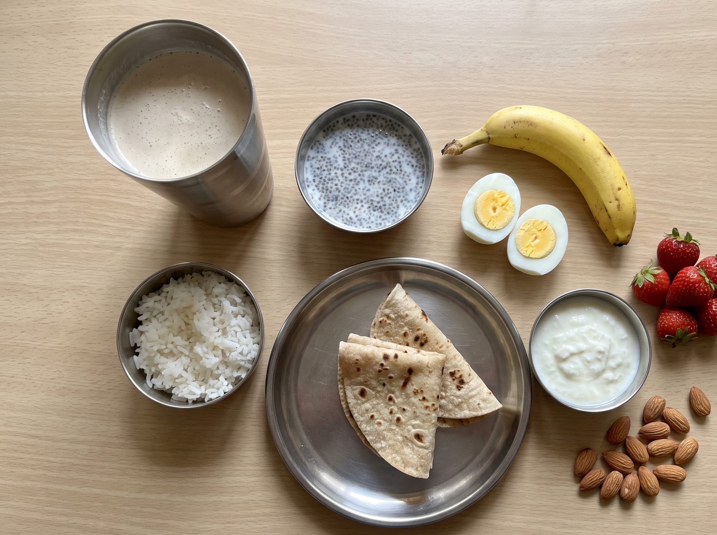 What Fit People Actually Eat in a Day: The Most Logged Foods in Coached Indian Kitchens