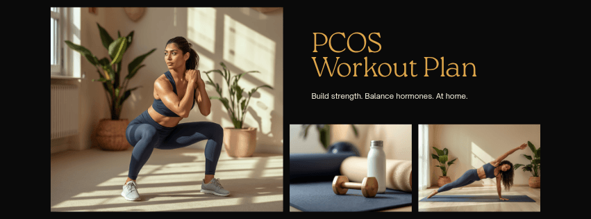 PCOS Workout Plan for Indian Women: 4-Week At-Home Routine That Actually Balances Hormones