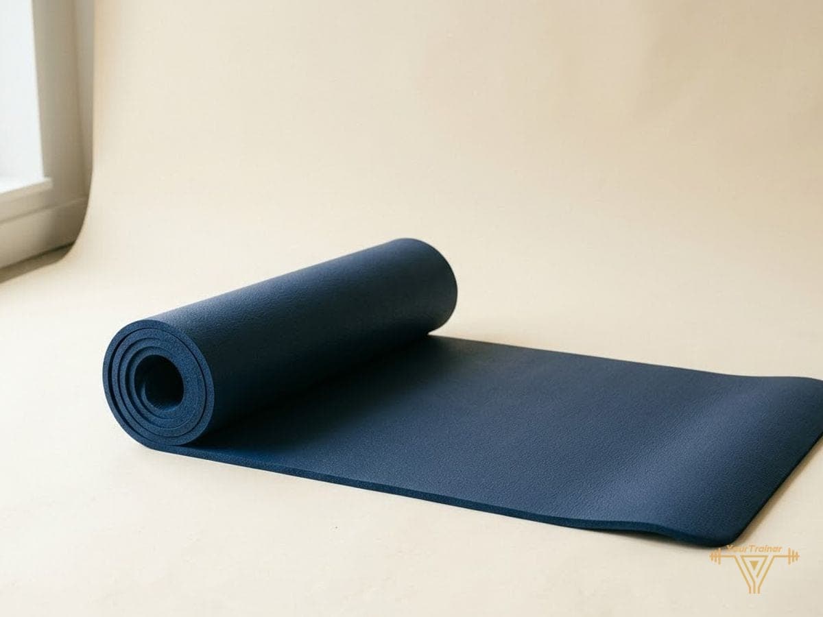 Exercise mat, product type illustration