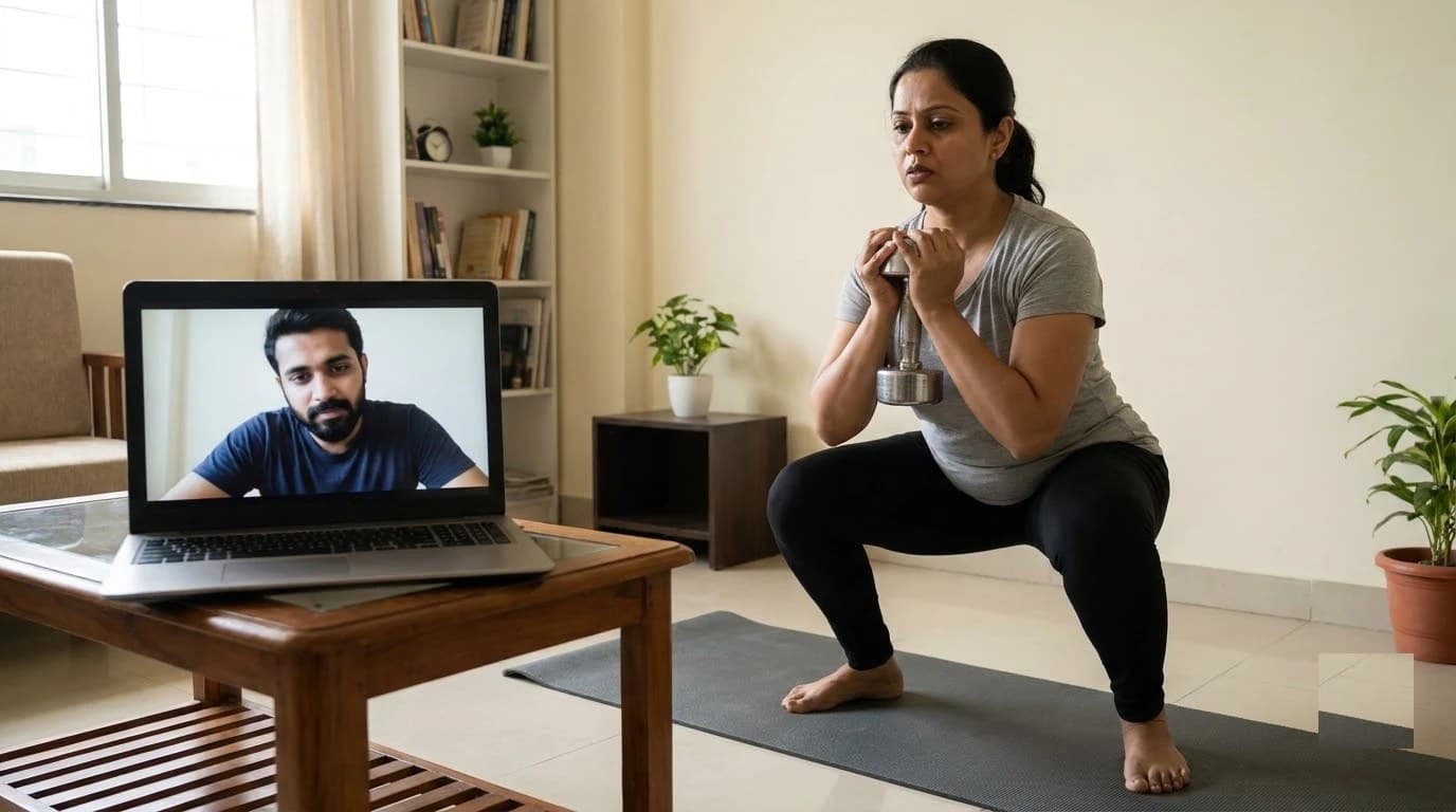 Does Online Personal Training Work in India? What a Coach Sees on a Video Call