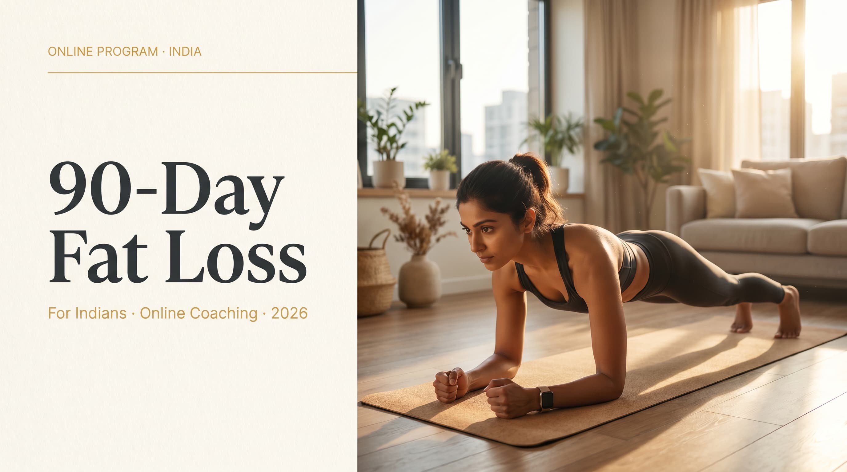 90-Day Fat Loss Program for Indians - Online Coaching 2026
