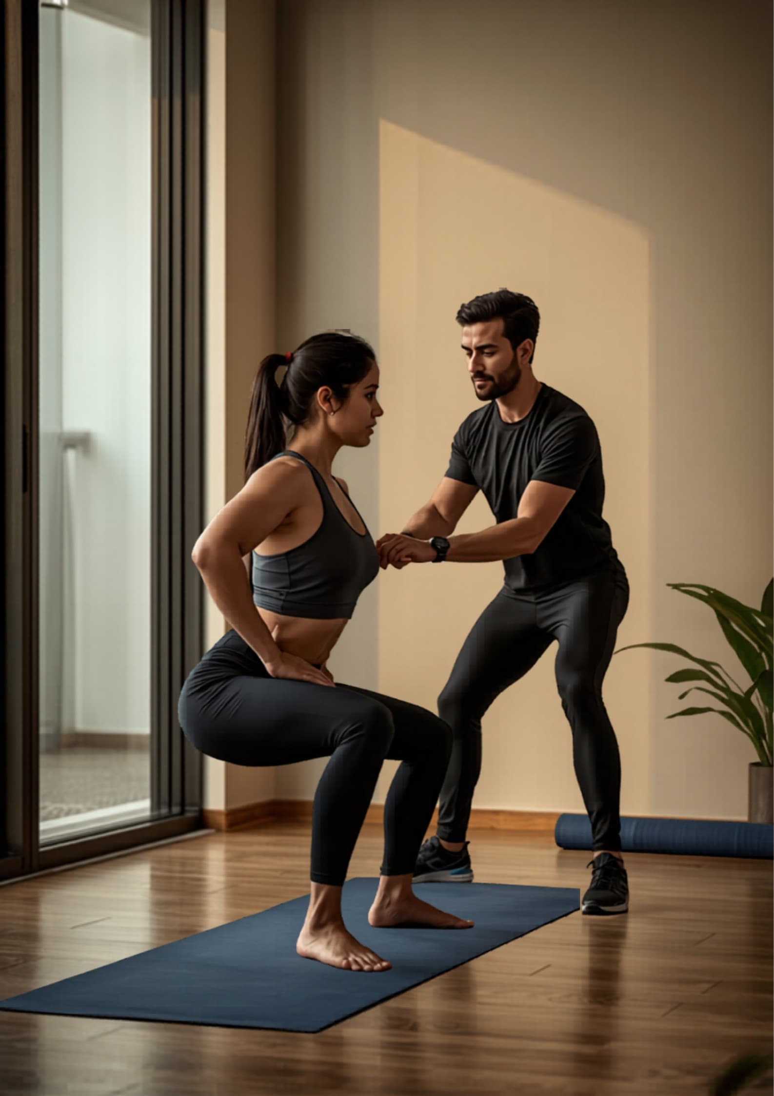 Weight loss coaching session inside a Bangalore apartment - YourTrainer