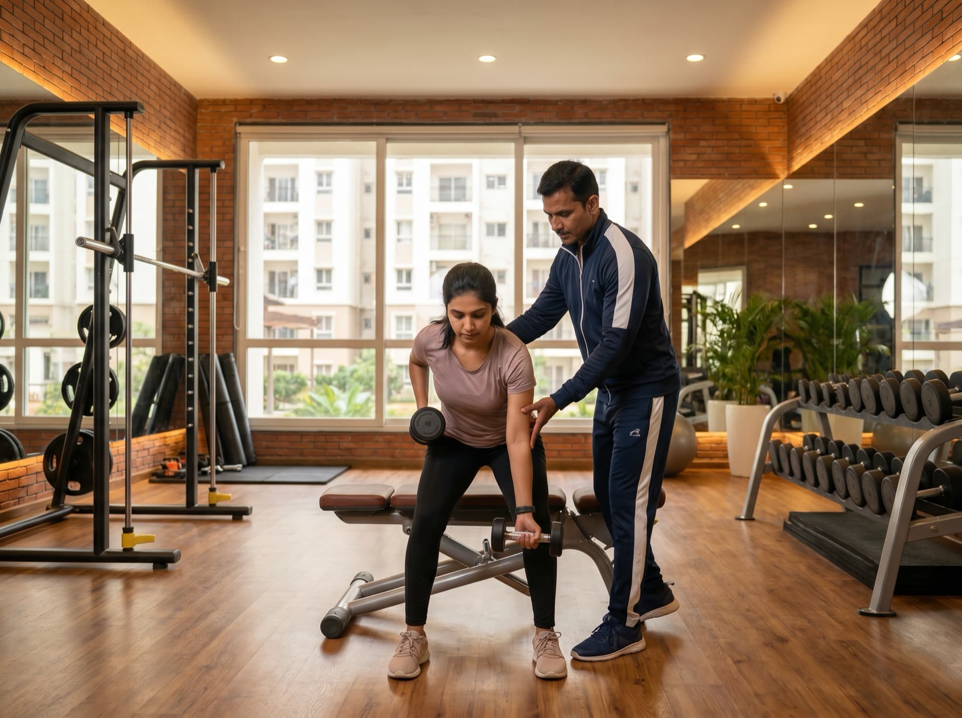 1-on-1 personal training across Marathahalli - home, apartment gym, or online