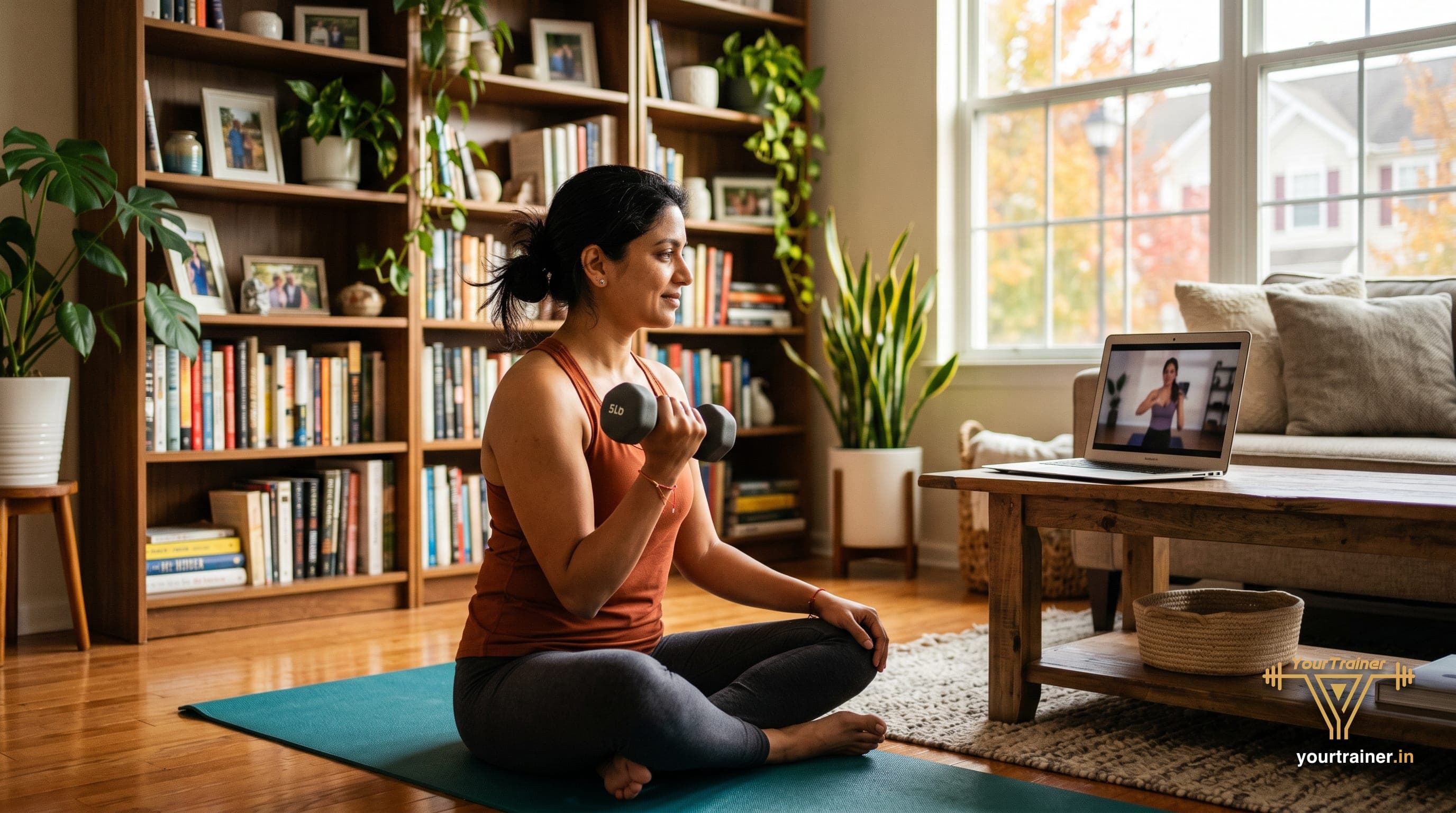 Online personal training for Indians in New Jersey Edison Iselin apartment